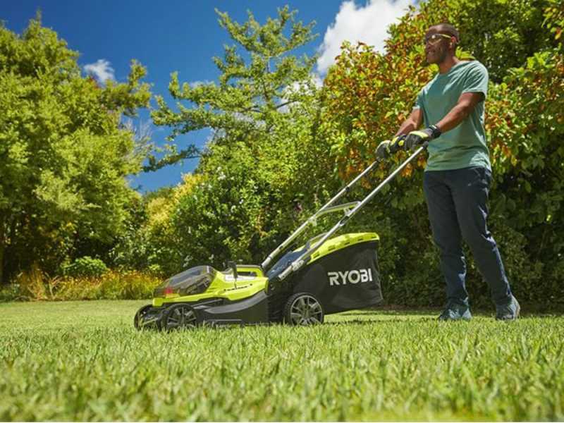 RY18LMX37A 0 Ryobi Battery powered Lawn Mower best deal on AgriEuro
