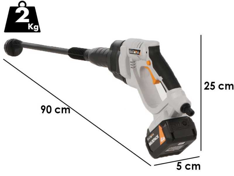 Batavia NEXXFORCE 7064735 - Pressure washer gun - 18 V 4 Ah