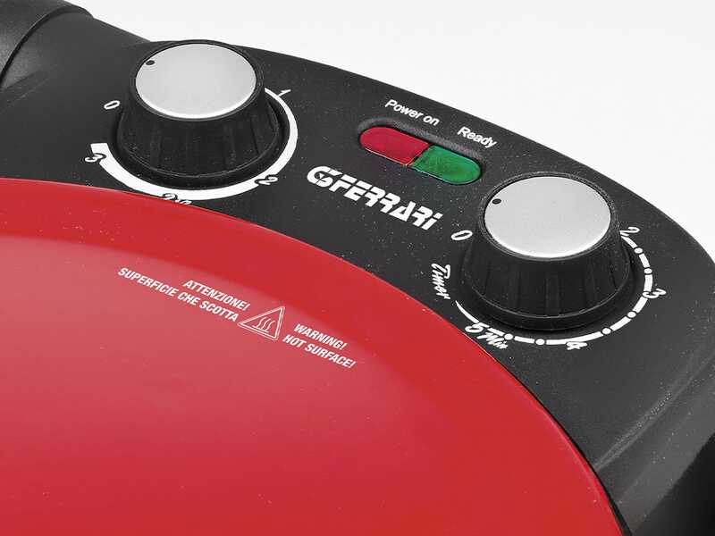 G3 Ferrari Pizzeria Snack Napoletana EVO Red - Electric Pizza Oven - Refractory Stone