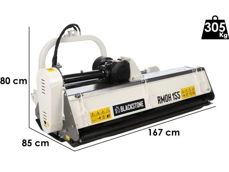BlackStone RMOH 155 - Tractor-mounted Flail Mower - Medium Series - Hydraulic Displacement