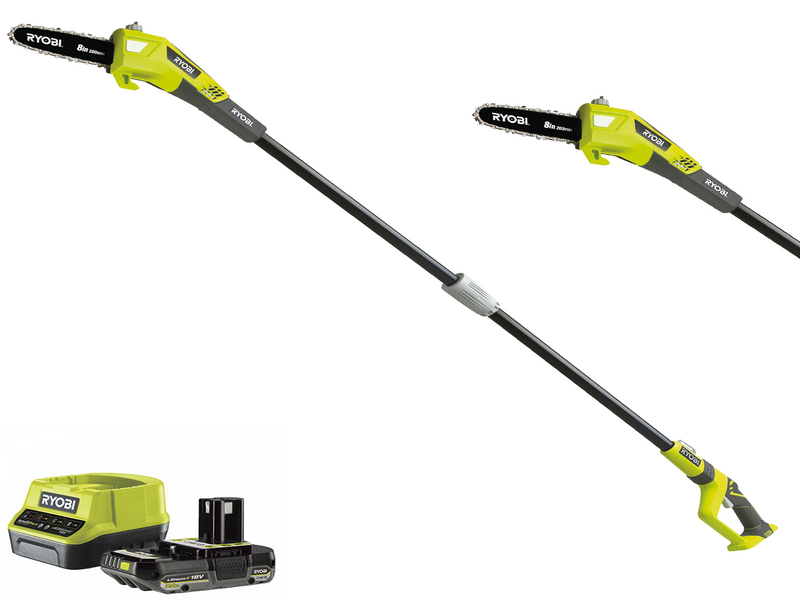 Ryobi One+ Ryobi 18v Pole Saw Attachment Ryobi 18v One+ Telescopic