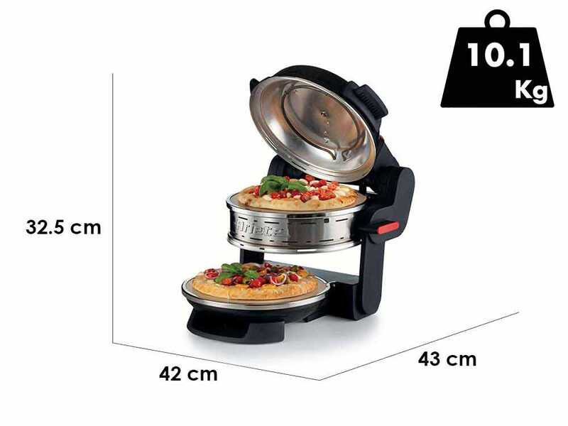 Ariete Pizzeria Nero 0927/01 - Electric Double Pizza Oven