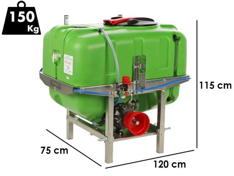 Sbaraglia Spray 400L - Tank unit for tractor spraying - AR503 pump