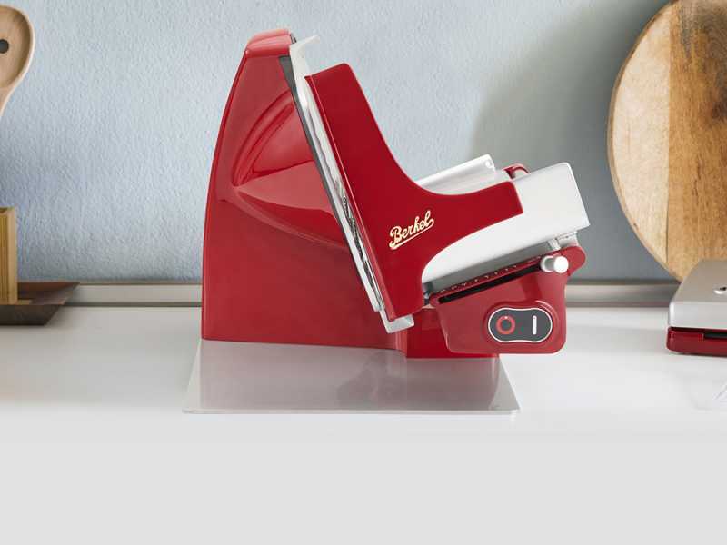 Berkel Home Line Plus 200 Matt Red - Slicer with blade 195 mm