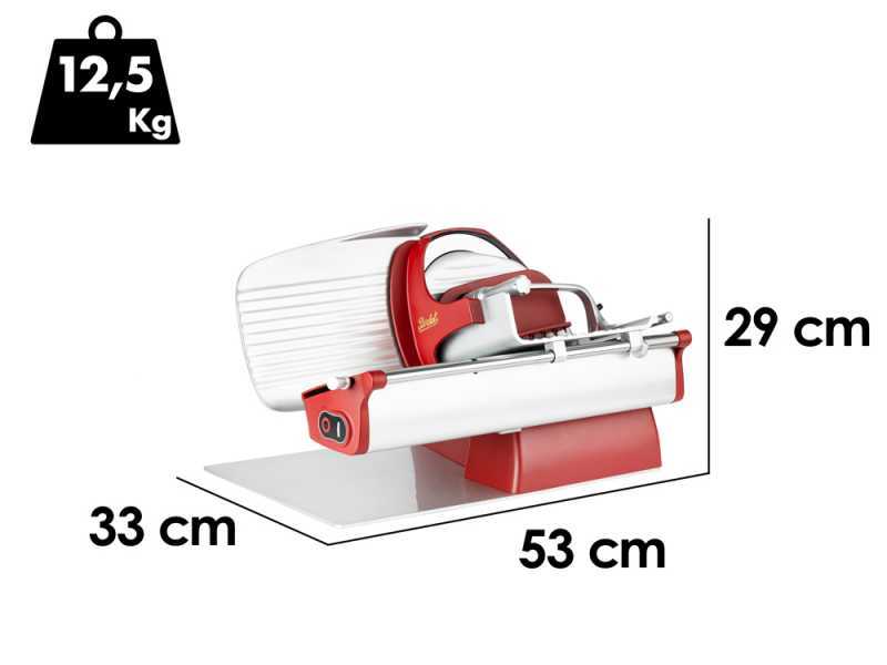 Berkel Home Line Plus 200 Matt Red - Slicer with blade 195 mm