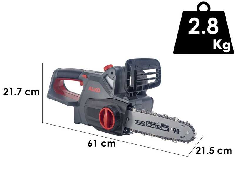 AL-KO Comfort CS 1825 - 18V/2,5 Ah Battery-powered chainsaw - 25 cm Blade
