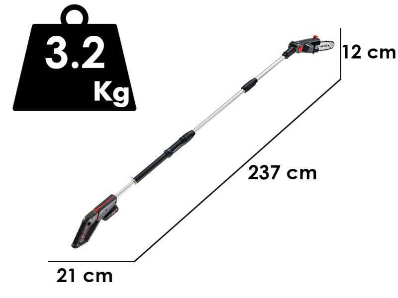 AL-KO Comfort CSA 1820 - Battery-powered Telescopic Pruner - 18V/2,5Ah