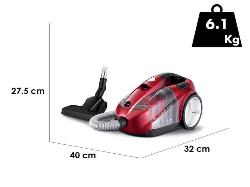 Ariete 2791 Jet Force - Bagless multi-cyclonic cylinder hoover - 800W