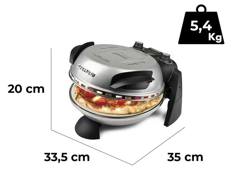G3 Ferrari Delizia Silver - Electric Pizza Oven