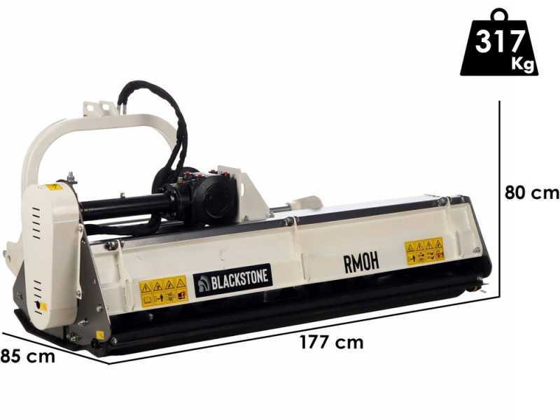 BlackStone RMOH 165 - Tractor-mounted Flail Mower - Medium Series - Hydraulic Displacement