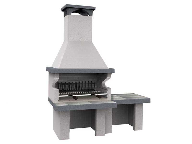 Edilmark Barbecue 200 - Wood and charcoal masonry babecue