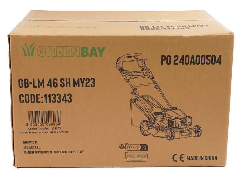 GreenBay GB-LM 46 SH - Self-propelled Lawn Mower - 4 in 1 - Honda GCVx145 Engine