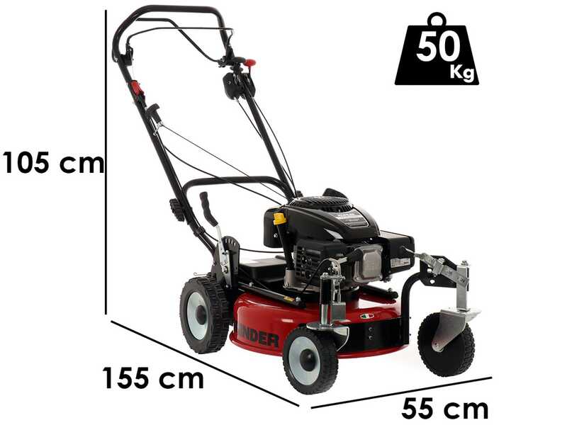 Marina Systems GRINDER ZERO SK Self-propelled Mulching Lawn Mower - 52 cm Cutting Width - Kohler HD775 Engine