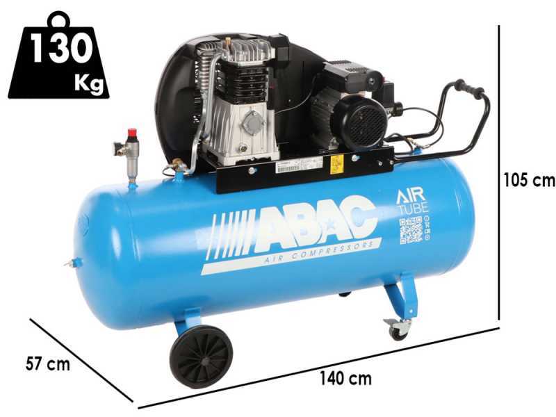 ABAC EXP A49B 200 CM3 - Single-phase electric belt-driven air compressor - Motor 3 HP - 200 litres