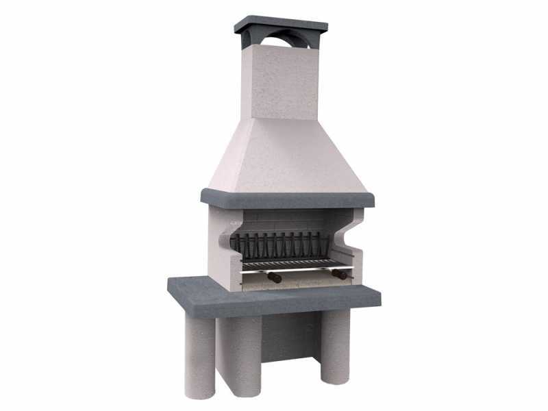 Edilmark Primavera L - Wood and charcoal masonry barbecue