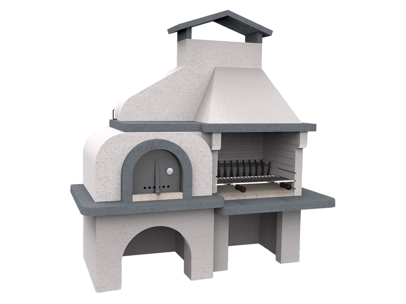 Edilmark Pizza-Party - Wood and Coal Masonry Barbecue and Oven