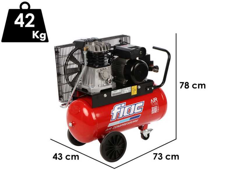 Fiac AB 50/268-2-MC - Electric Belt-driven Air Compressor - 2 HP Engine - 50 L