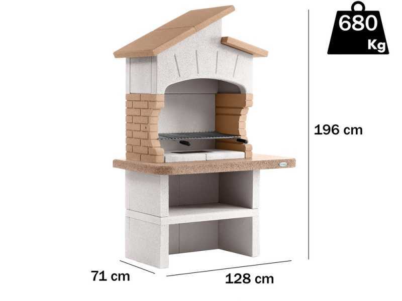 Palazzetti Lido - Wood and coal masonry barbecue