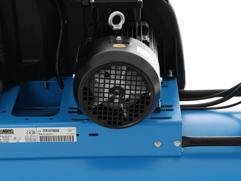 ABAC LINE A39 200 CT3 - Three-phase electric belt driven air compressor - Motor 3 HP - 200 litres