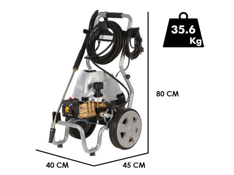 Annovi &amp; Reverberi Blue Clean 1003K - Cold water high pressure washer - 150 bar max 630 l/h