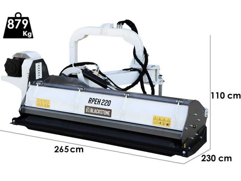 BlackStone RPEH 220 - Tractor-mounted Side Flail Mower - Heavy Series