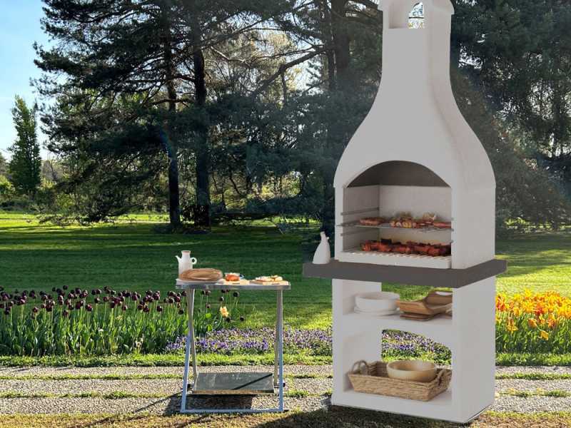 Palazzetti Dany - Masonry wood and coal barbecue