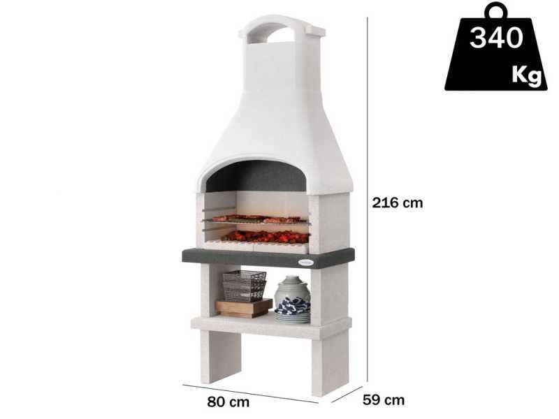 Palazzetti Dany - Masonry wood and coal barbecue
