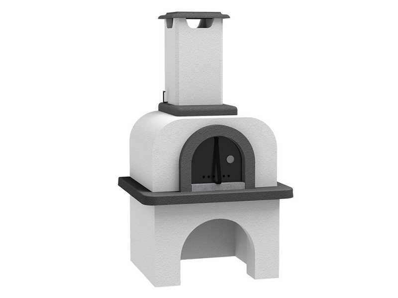 Edilmark Pizeta - Wood-fired Outdoor Mansonry Oven - 80x70 cm Cooking Chamber