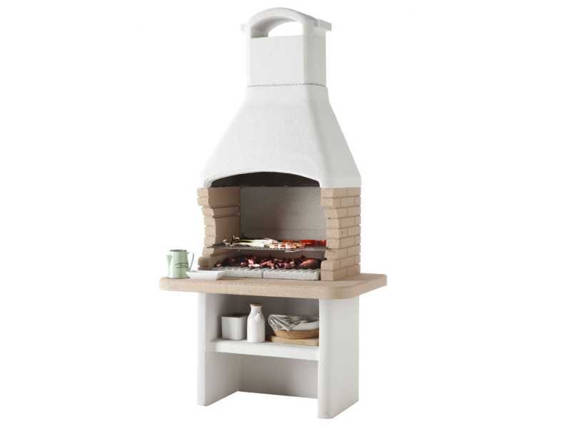 Palazzetti Tenerife 2 - Wood and charcoal masonry barbecue
