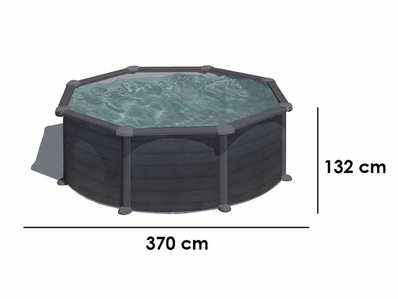 Gre Granada Round &Oslash;350 x 132 cm - Above-ground Steel Pool