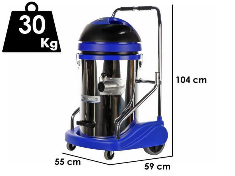 Annovi &amp; Reverberi 4900 - Drum Vacuum Cleaner - 77 L Stainless Steel Drum - 3600W