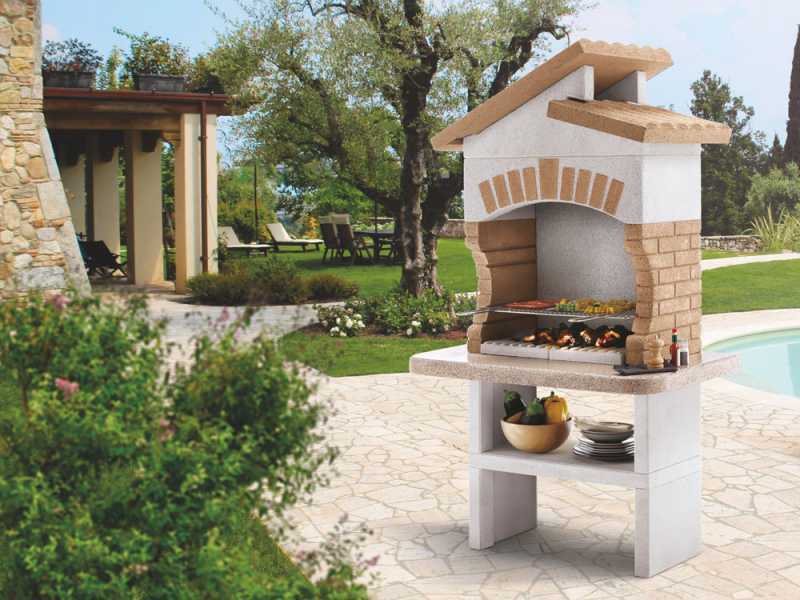 Palazzetti Tupai - Masonry wood and coal barbecue