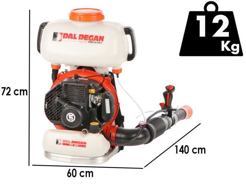 Dal Degan DK 200 - Shoulder backpack petrol mist blower- 80 cc