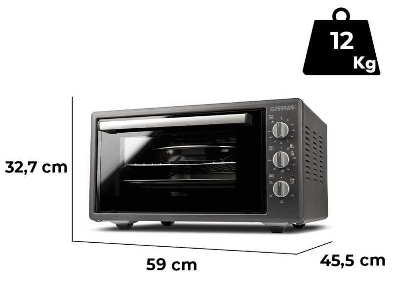G3 Ferrari Rost&ograve; Titanium - Ventilated electric oven - 45L 1400W