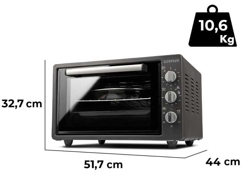 G3 Ferrari Rost&ograve; Titanium - Ventilated electric oven - 37L 1500W