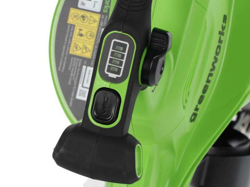 Greenworks GD48BVII - Blower - Cordless vacuum cleaner - 48V - WITHOUT BATTERY AND BATTERY CHARGER