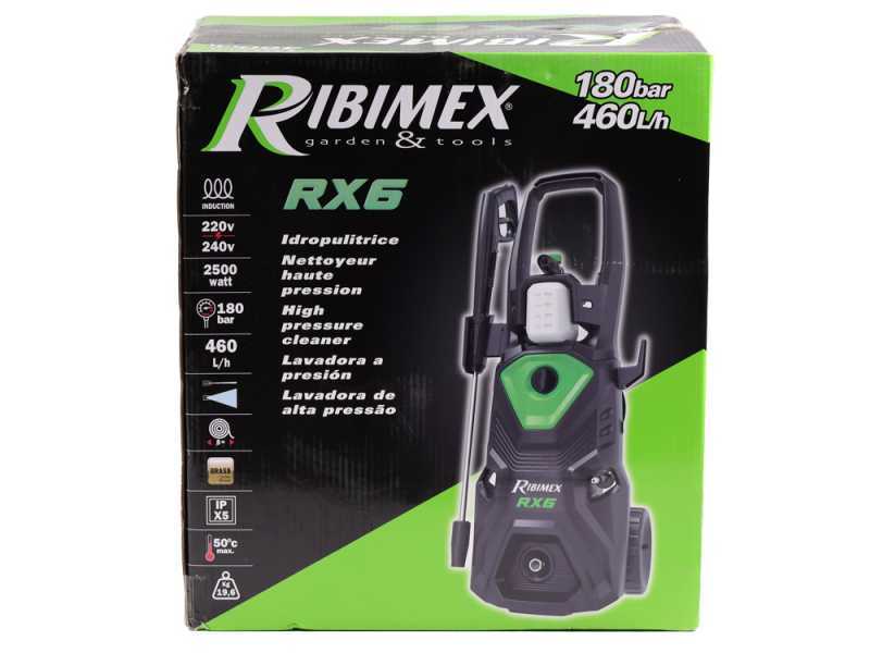 Ribimex RX6 - Cold Water Pressure Washer - 180 Bar Max - 460 L/h Flow Rate