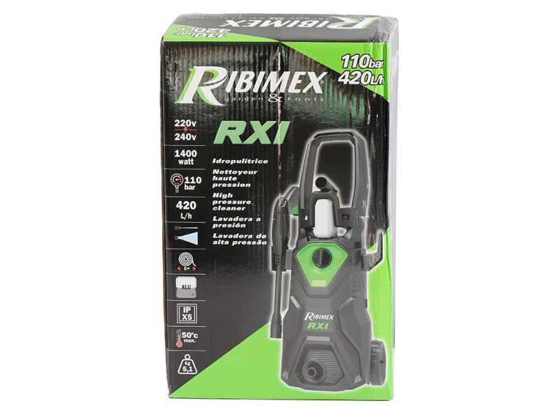 Ribimex RX1 - Cold water pressure washer - 110 bar max - Capacity 420 l/h