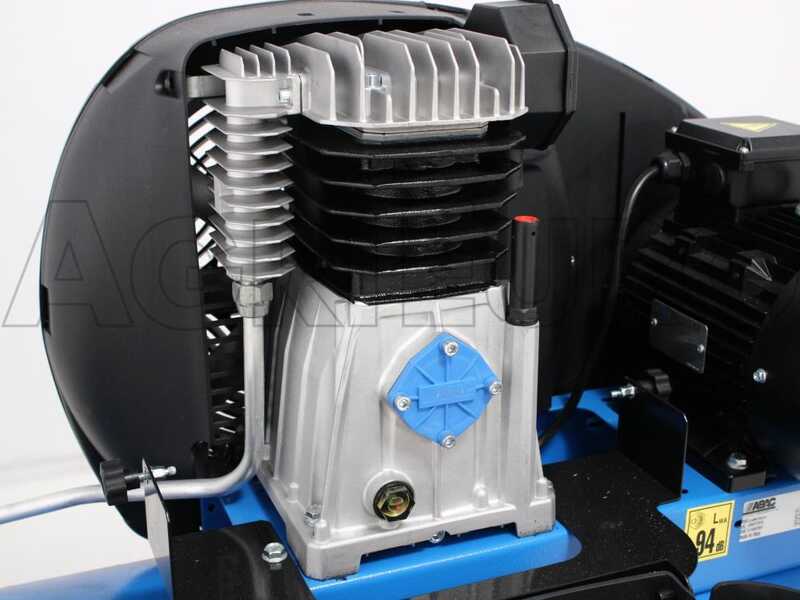 ABAC SILENT A39B 270 CT4 - Silenced single-phase belt-driven electric air compressor - 4 HP motor - 270 l