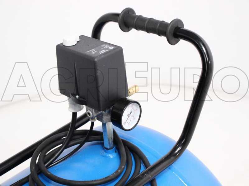 ABAC SILENT A39B 270 CT4 - Silenced single-phase belt-driven electric air compressor - 4 HP motor - 270 l