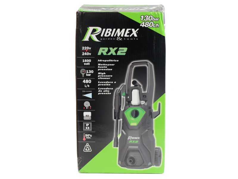 Ribimex RX2 - Cold water pressure washer - 130 bar max - Flow rate 480 l/h