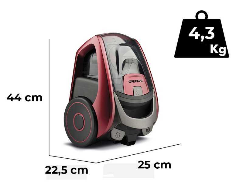 G3 Ferrari Pulisco - Cyclonic bagless canister hoover - 700W