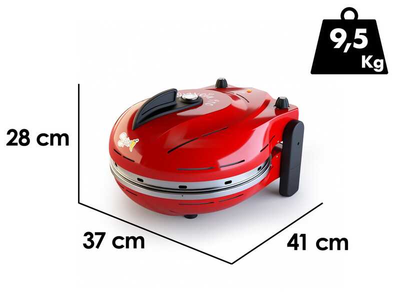 Spice Electronics Diavola Pro V 2.0 Rosso - Electric Pizza Oven - Refractory Stone
