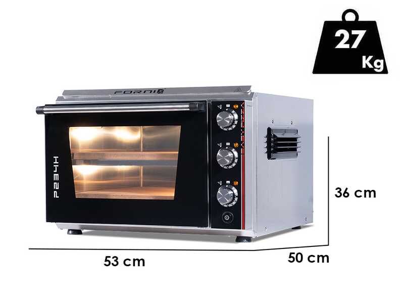 Effeuno Easy Pizza Classic P234H - Electric Pizza Oven - 3200 W