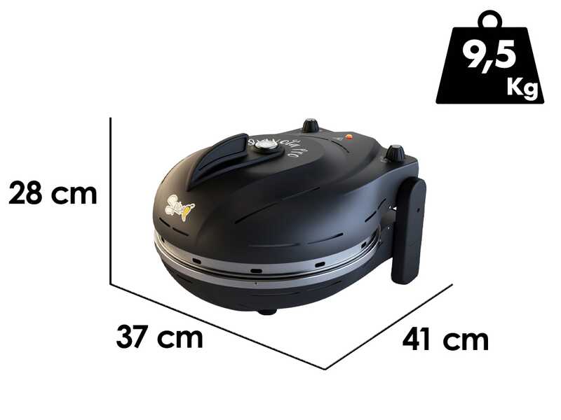 Spice Electronics Diavola Pro V 2.0 Nero - Electric Pizza Oven - Refractory Stone