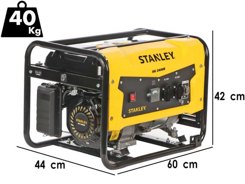 Stanley SIG 2400B - Petrol-powered power generator - AVR 2.3kW Single-phase