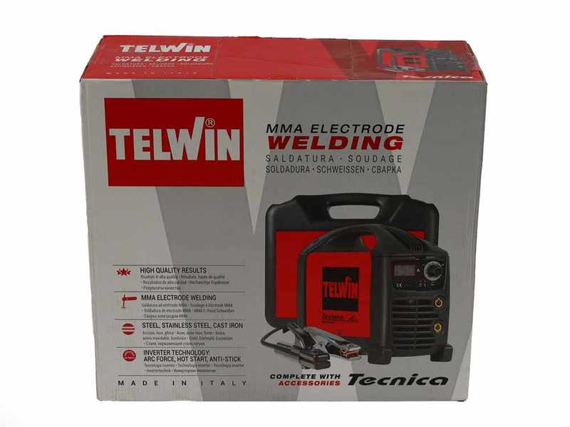Telwin Tecnica 171/S - Inverter Welding Machine (MMA, TIG) + Case, Direct Current (DC)