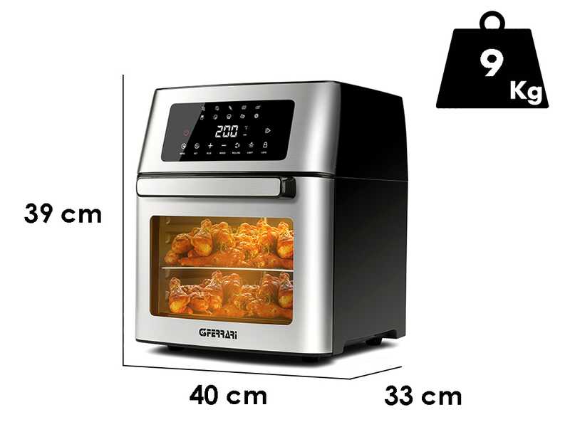 G3 Ferrari Friggisano Evo 15L - Electric Oven - Air Fryer