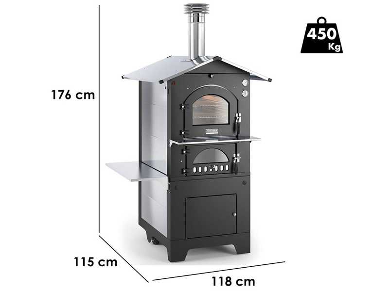Fontana Gusto - Outdoor Wood-fired Oven 80X65 cm