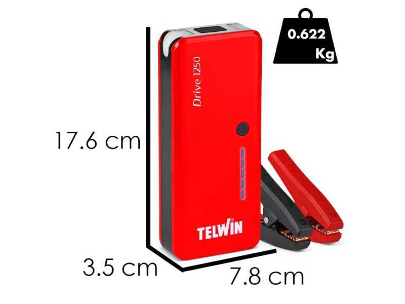 Telwin Drive 1250 - Multifunctional Portable Starter - Power Bank